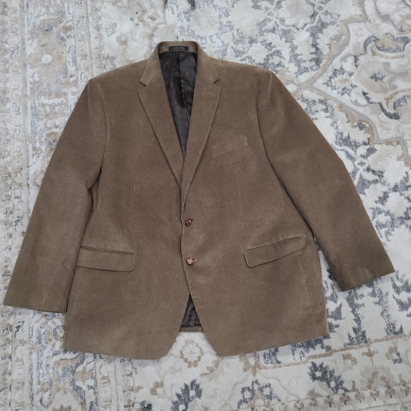 Lauren Ralph Lauren Men's Brown Corduroy Blazer size 50 R. (c3) - Picture 1 of 8